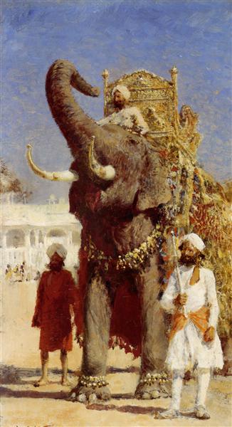 The Rajahs Elephant - Edwin Lord Weeks