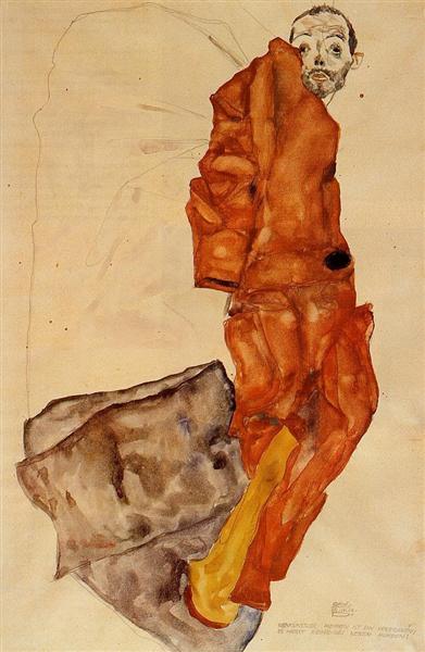 Перешкоджати митцю — це злочин, це вбивство життя в зародку, 1912 - Егон Шиле