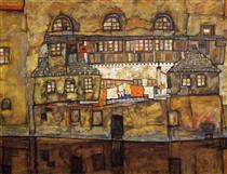 House on a River (Old House I) - Egon Schiele