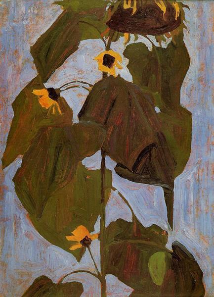 Sunflower, 1908 - Egon Schiele
