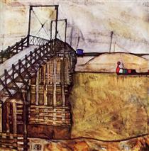 The Bridge - Egon Schiele