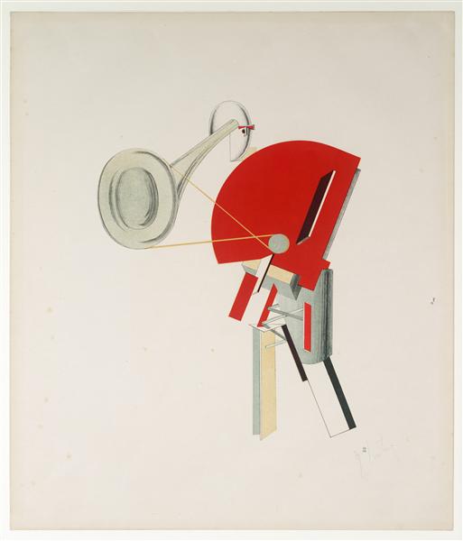 Announcer, 1923 - Lazar Lissitzky