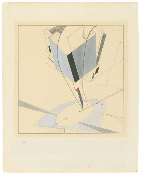 Proun 5 A, 1919 - Lazar Lissitzky