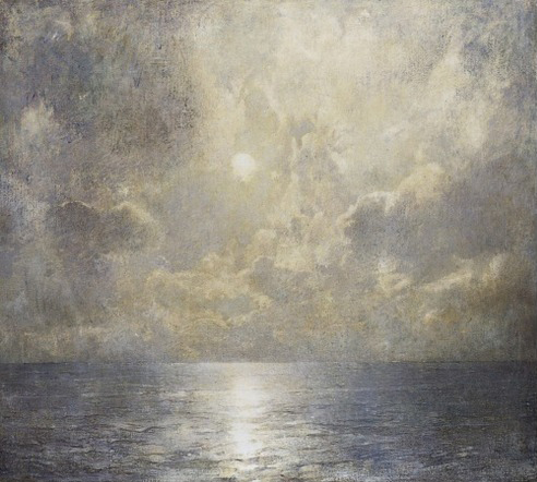 Moonlit Seascape, 1909 - Эмиль Карлсен