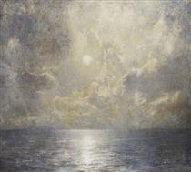 Moonlit Seascape - Еміль Карлсен