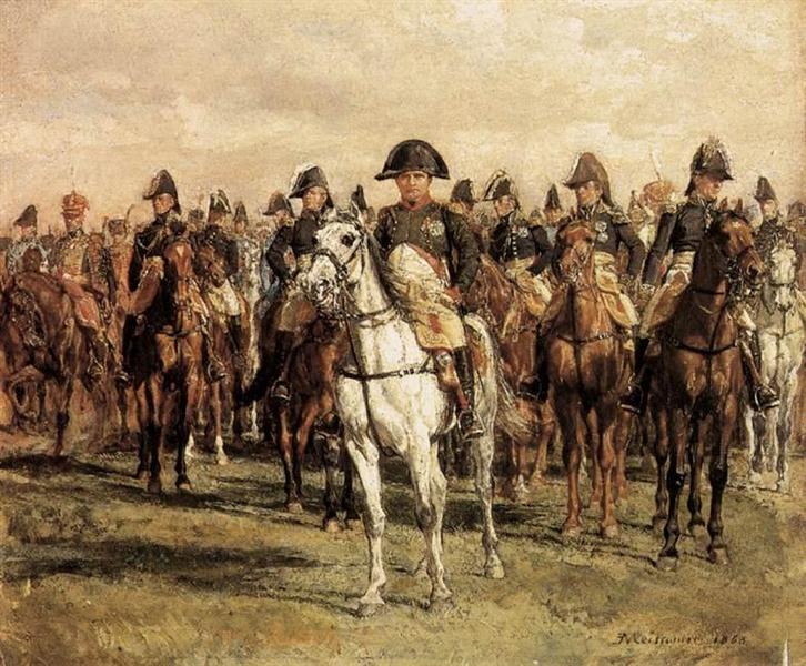 Napoleon and his Staff, 1868 - Ернест Месоньє