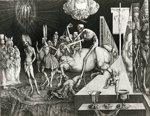 CHRIST BEFORE PILATE, 1957 - Ernst Fuchs