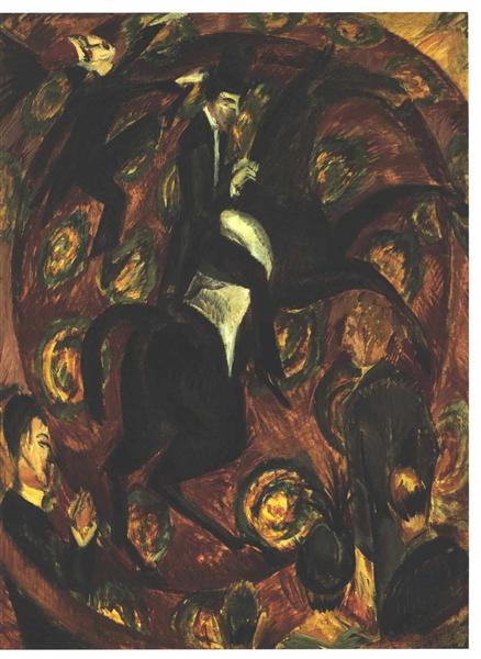 Circus Rider, 1914 - Ernst Ludwig Kirchner