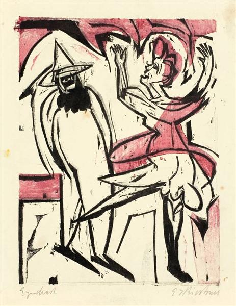 Dance, 1926 - Ernst Ludwig Kirchner