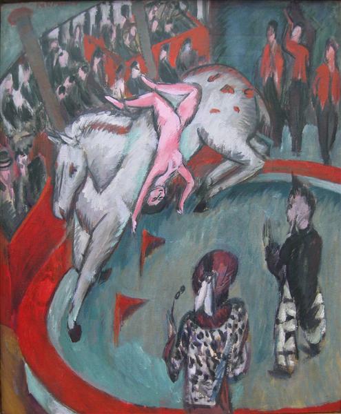 Equestrienne, 1913 - 恩斯特‧路德維希‧克爾希納