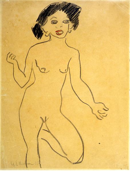 Milli, 1909 - Ernst Ludwig Kirchner