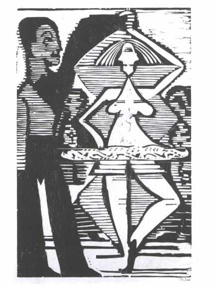 Rotating Dancer - Ernst Ludwig Kirchner