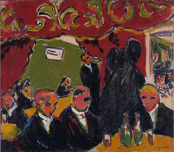 Tavern, c.1909 - Ernst Ludwig Kirchner