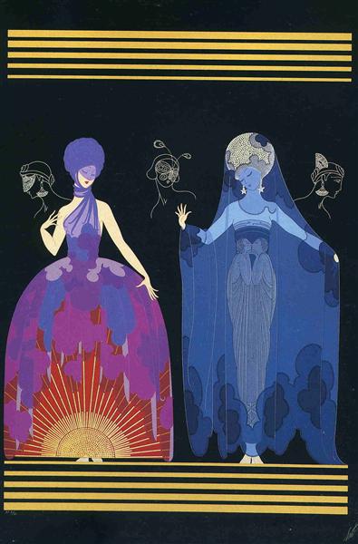 Evening Night - Erte - WikiArt.org