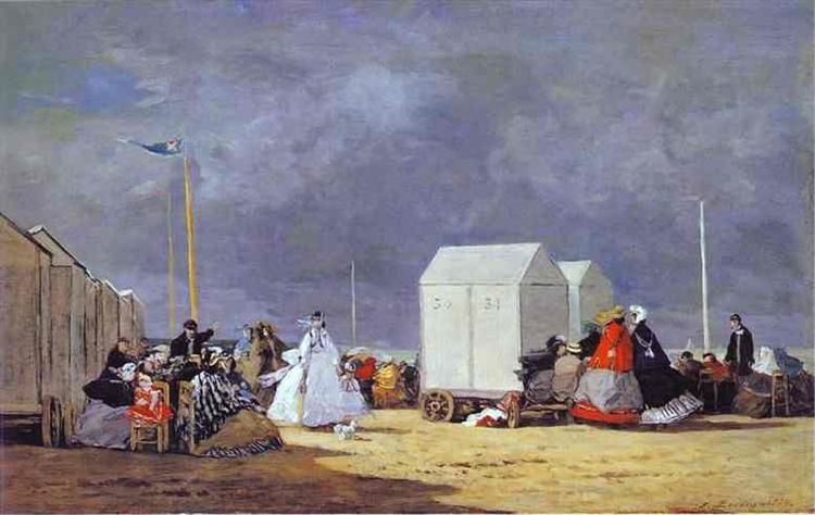 Approaching Storm, 1864 - Эжен Буден