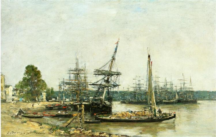 Bordeaux, 1876 - Eugène Boudin