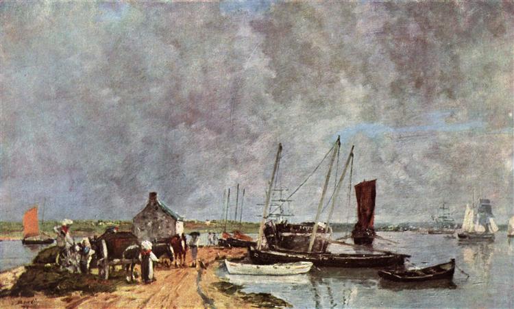 Seehafen, 1870 - Ежен Буден