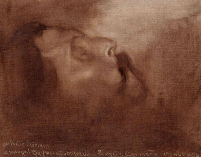 Albert Samain Post Mortem, 1900 - Eugene Carriere