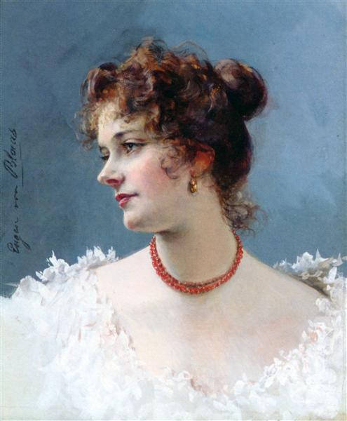 Portrait of a Lady - Eugene de Blaas