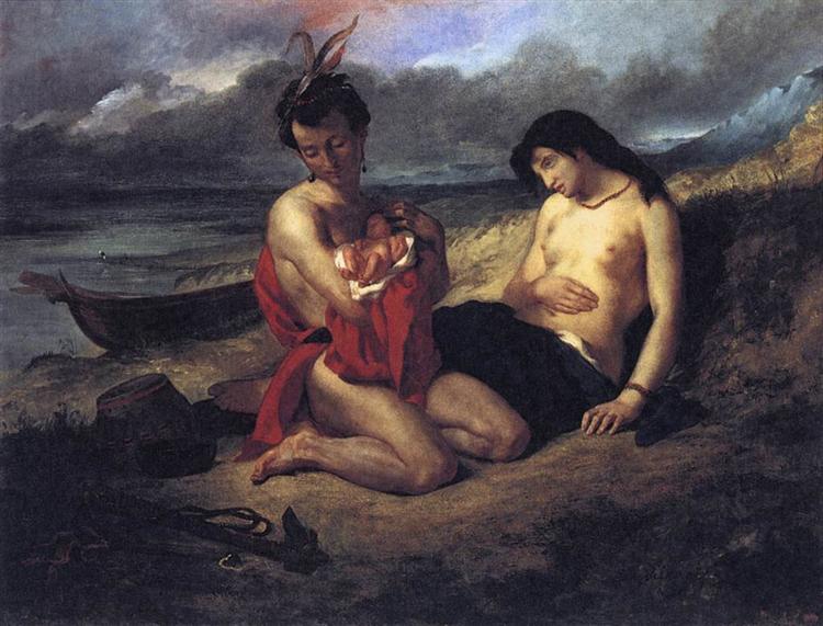 The Natchez, 1823 - 1825 - Eugene Delacroix