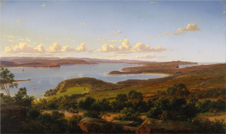 Sydney Heads, 1865 - Eugene von Guérard