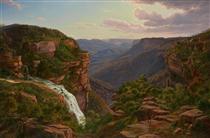 Weatherboard Creek Falls, Jamieson's Valley, New South Wales - Eugene von Guerard