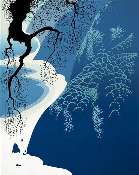 Big Sur and Branch, 1974 - Eyvind Earle