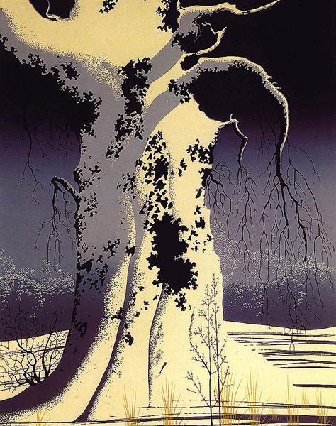 Black Oak, 1982 - Eyvind Earle