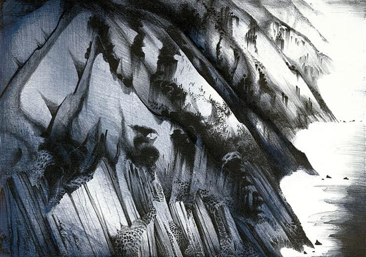 Cliffs of Darkness, 1986 - Eyvind Earle