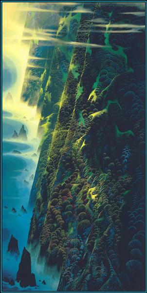 Jeweled Cliffs - Eyvind Earle