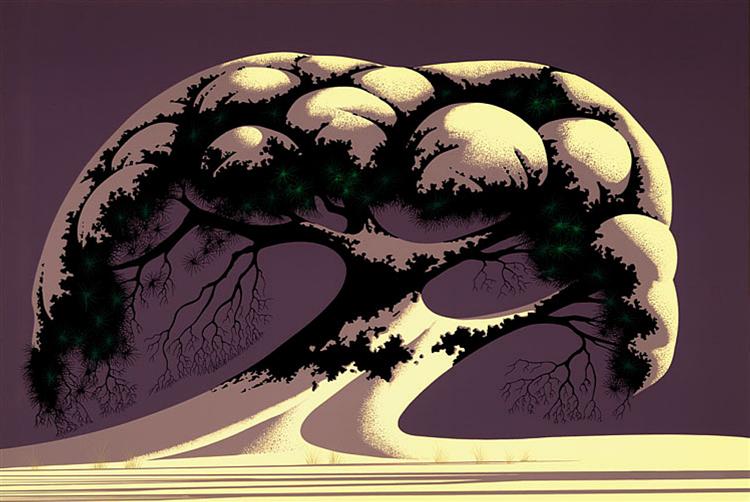 Snow Tree, 1995 - Eyvind Earle