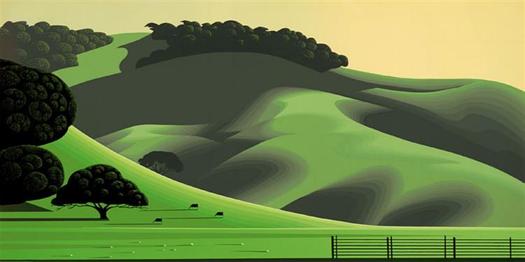 Soft Green Meadows, 1992 - Eyvind Earle