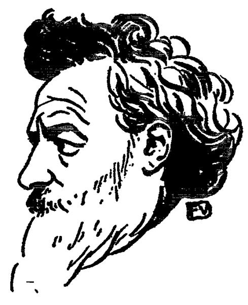 British designer and writer William Morris, 1896 - Феликс Валлотон