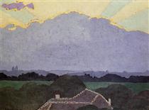 Le grand nuage, Romanel - Félix Vallotton