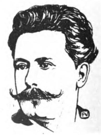 Portrait of French writer René Ghil, 1898 - Феликс Валлотон