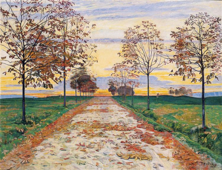 Autumn Evening, 1892 - Ferdinand Hodler