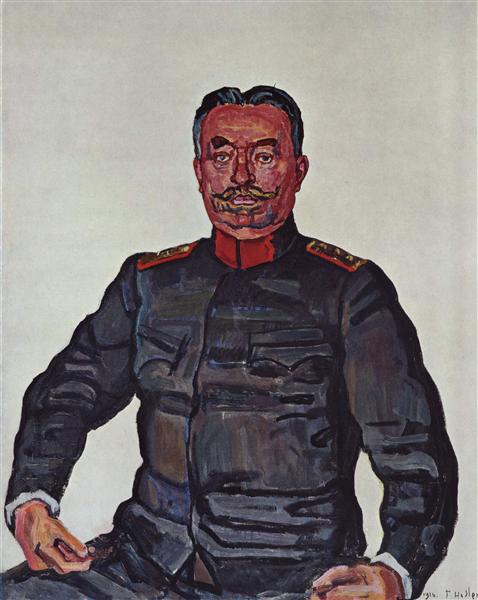 Portrait of General Ulrich Wille, 1916 - Фердинанд Ходлер