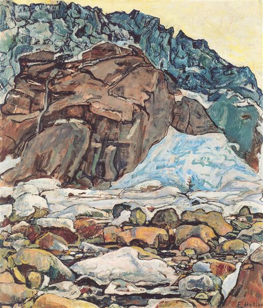The Grindelwald glacier, 1912 - Фердинанд Ходлер