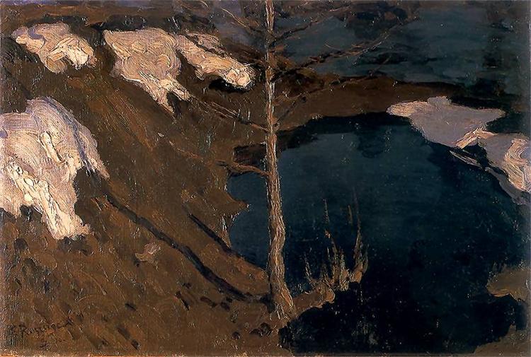 Forest creek, 1900 - Ferdynand Ruszczyc