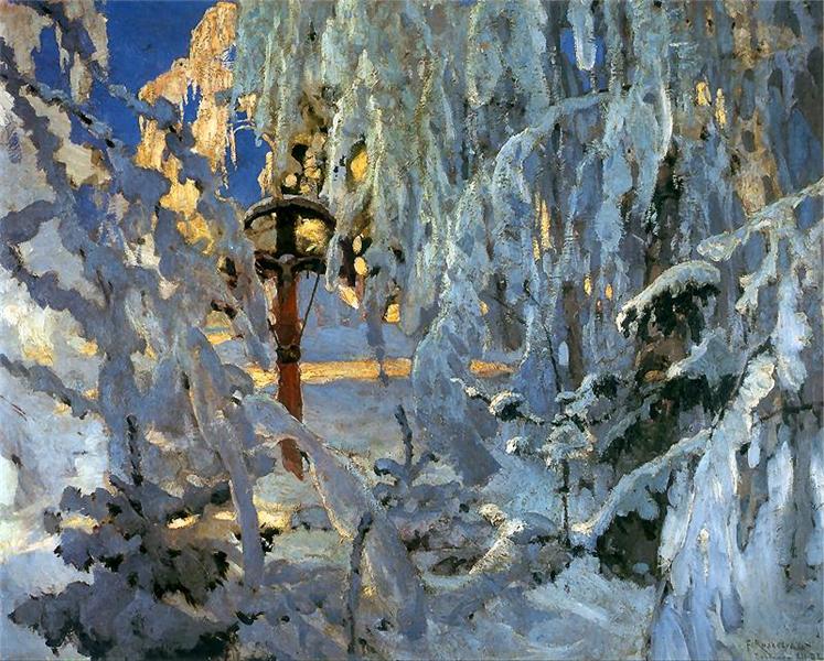 Krzyż w śniegu, 1902 - Фердінанд Рущиц