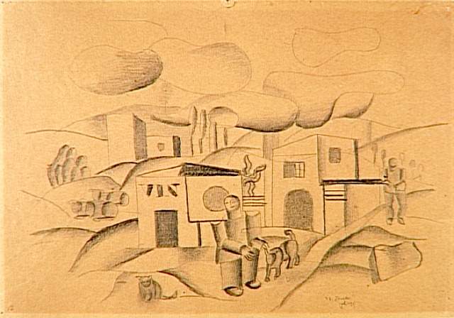 Анімований пейзаж, 1921 - Фернан Леже