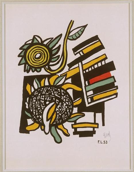 Both Sunflowers (Sunflowers), 1954 - Fernand Leger