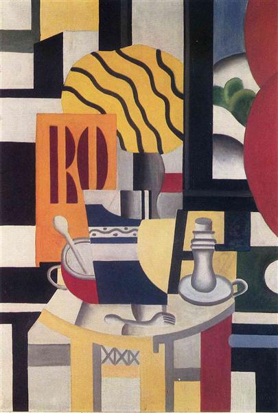 Still life with candle - Fernand Léger