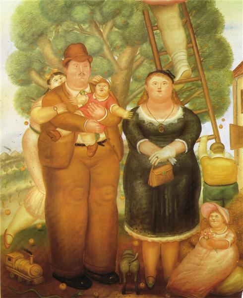 Portrait of a Family, 1974 - Фернандо Ботеро