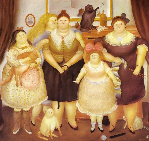 The Sisters, 1969 - Fernando Botero