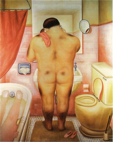 Tribute to Bonnard, 1972 - Fernando Botero