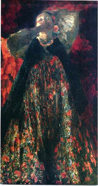 A girl, 1903 - Filipp Malyavin