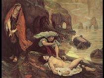 The Finding of Don Juan by Haidee - Ford Madox Brown