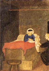 Birth of the Virgin - Фра Анджеліко