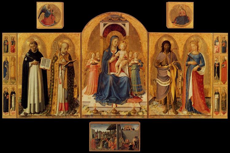 Perugia Altarpiece, 1447 - 1448 - 安傑利科